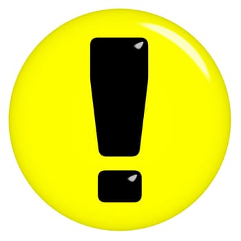 3D Warning Sign