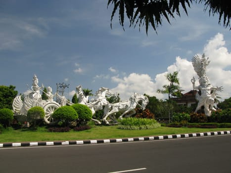 Sculpture on Bali, Indonesia