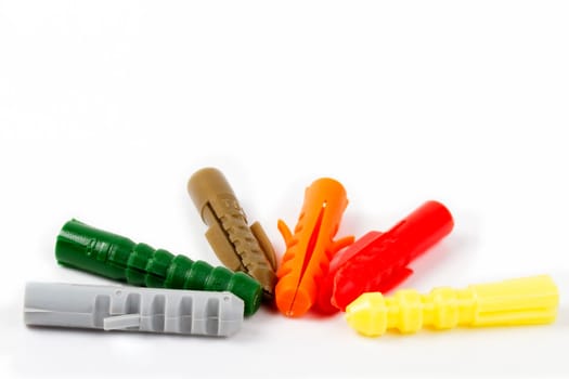 Six Colorful Dowels