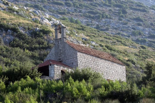 A little church above the sea coast
