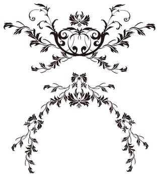 flower silhouette pattern