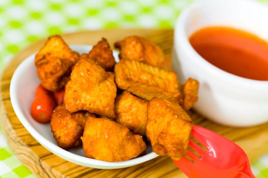 Chicken with chili sauce