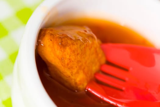 Chicken with chili sauce
