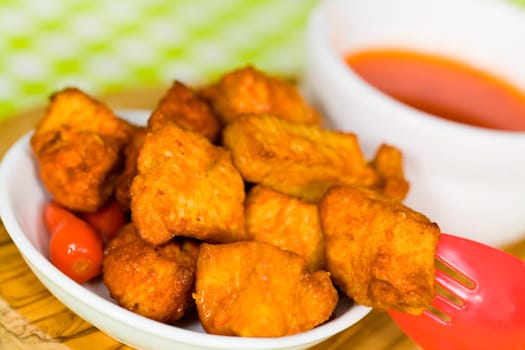 Chicken with chili sauce