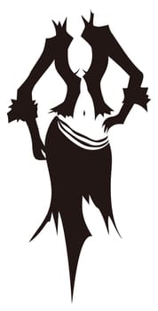 female silhouette