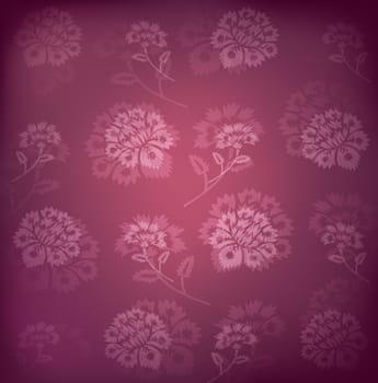 flower damask pattern