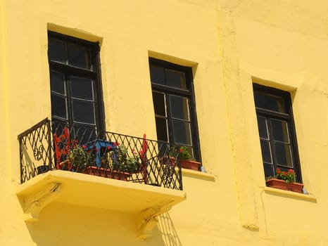 House façade in Crete