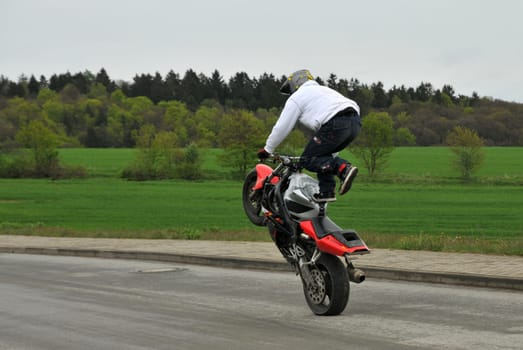 Motorcycle Stunt