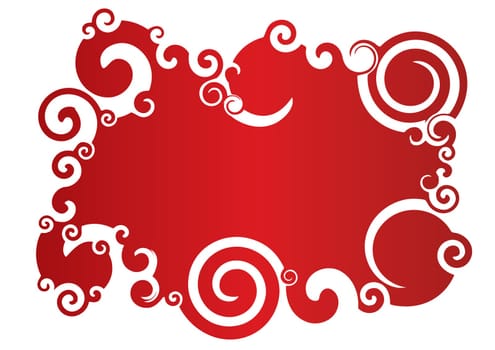 Abstract Red Background