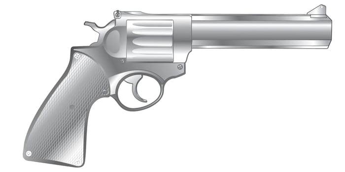 silver gun