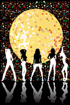 Disco party design