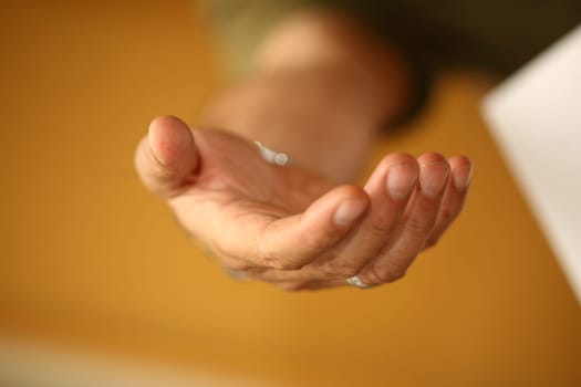 hand background