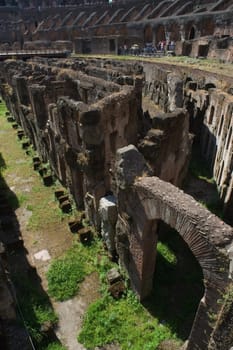 Colosseum, basement area below the arena