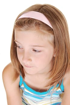 Pretty blond girl.