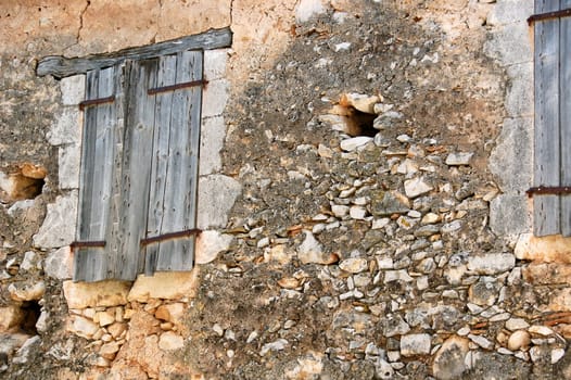 stone wall window