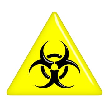 3D Biohazard Sign