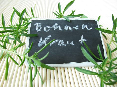 Savory with name board