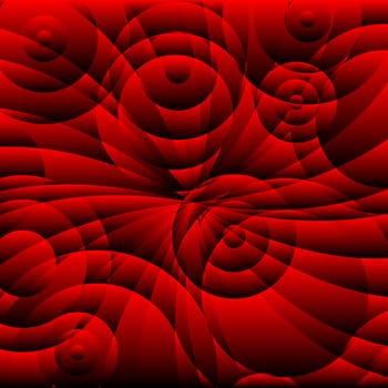 Red background
