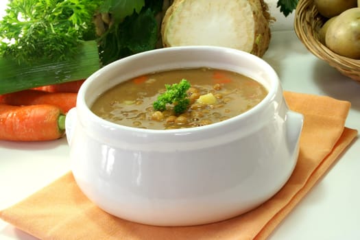 Lentil stew