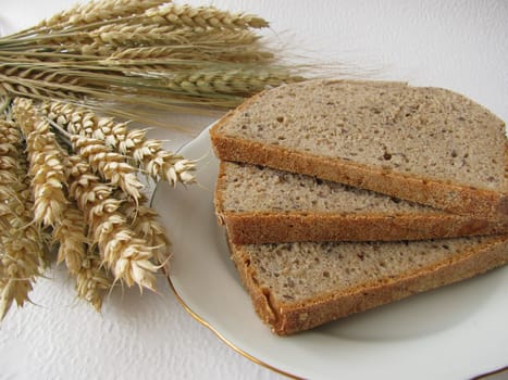 Homemade mixed bread