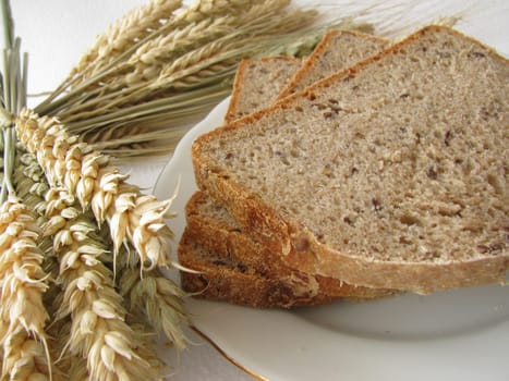 Homemade mixed bread