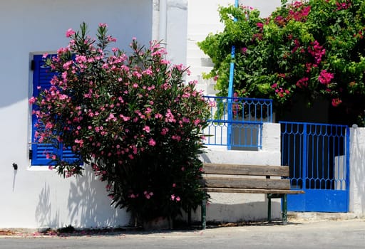 Front of house in Crete
