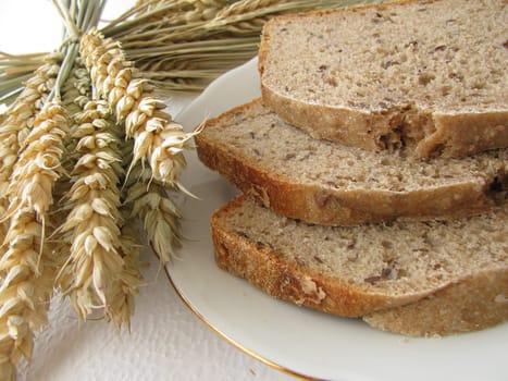 Homemade mixed bread