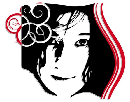Woman - Face - Ornament