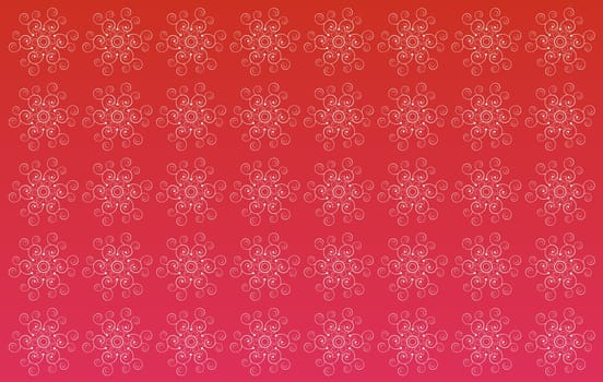 Red seamless damask background