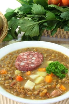Lentil stew