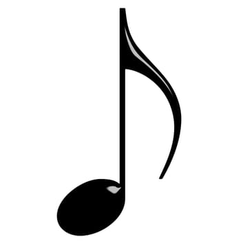 3D Eighth Note