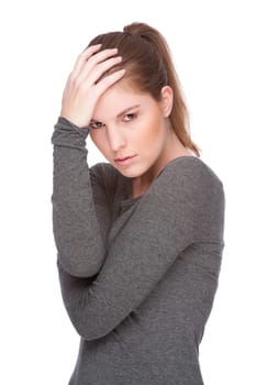 Woman with headache