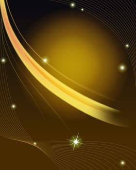 abstract stars and curve background