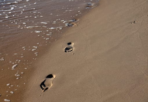 Footprints in the sand......