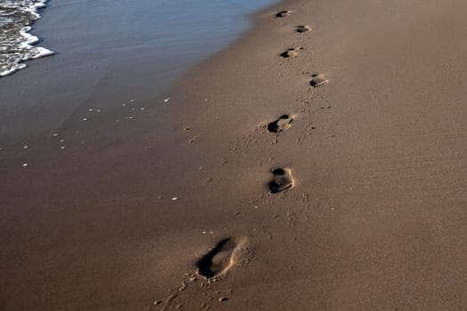 Footprints in the sand......