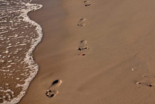 Footprints in the sand......