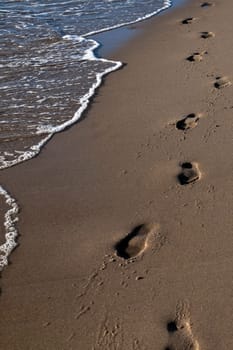 Footprints in the sand......
