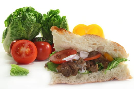 stuffed flatbread