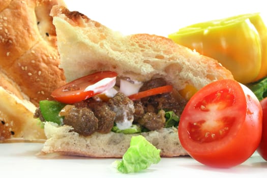 stuffed flatbread