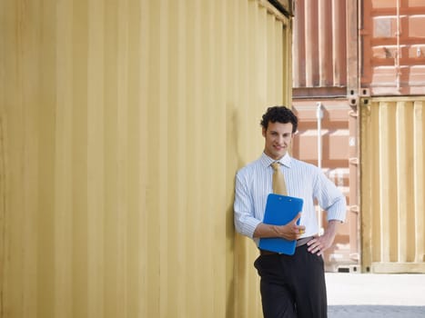 industrial worker in warehouse