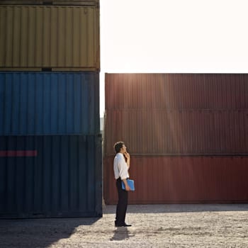 industrial worker in warehouse
