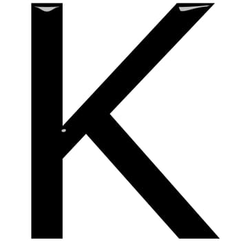 3D Letter K