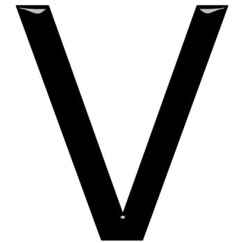 3D Letter V