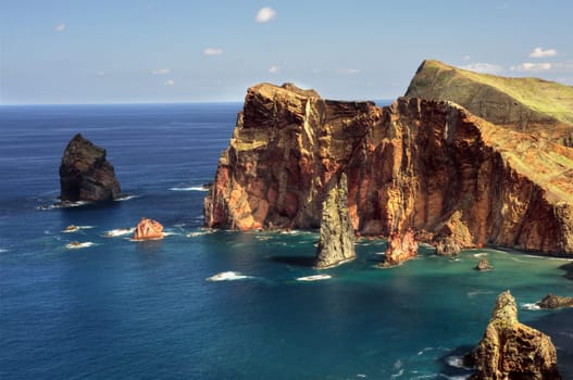 East coast of Madeira island Ponta de Sao Lourenco