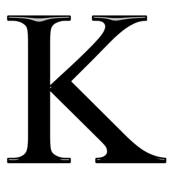 3D Greek Letter Kappa
