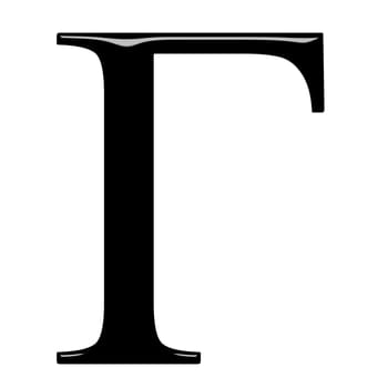3D Greek Letter Gamma