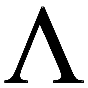 3D Greek Letter Lambda