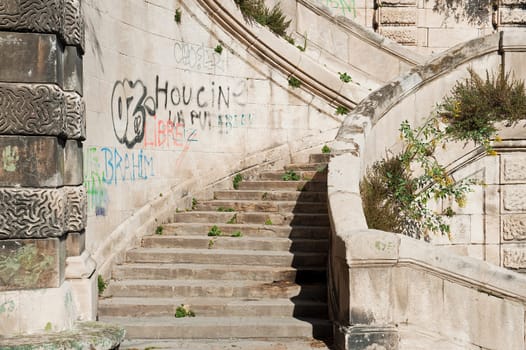 Historic staircase in Marseille