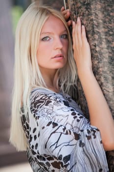 blond fashion woman