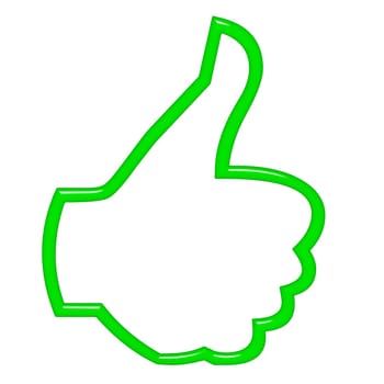 3D Thumbs Up